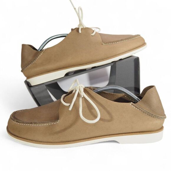 OluKai Holokai Moc Toe Leather Casual Loafers Men\'s 8.5 Tan‎ main image 10